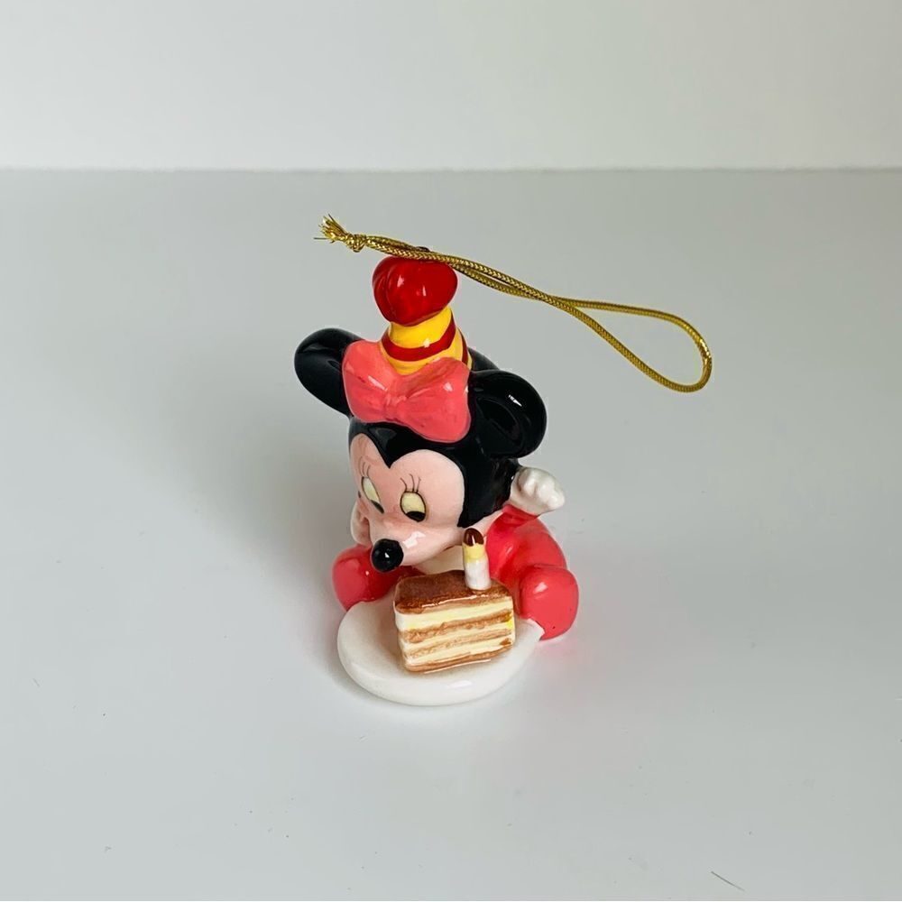 VTG Disney 1st Birthday Minnie Mouse Ornament‎